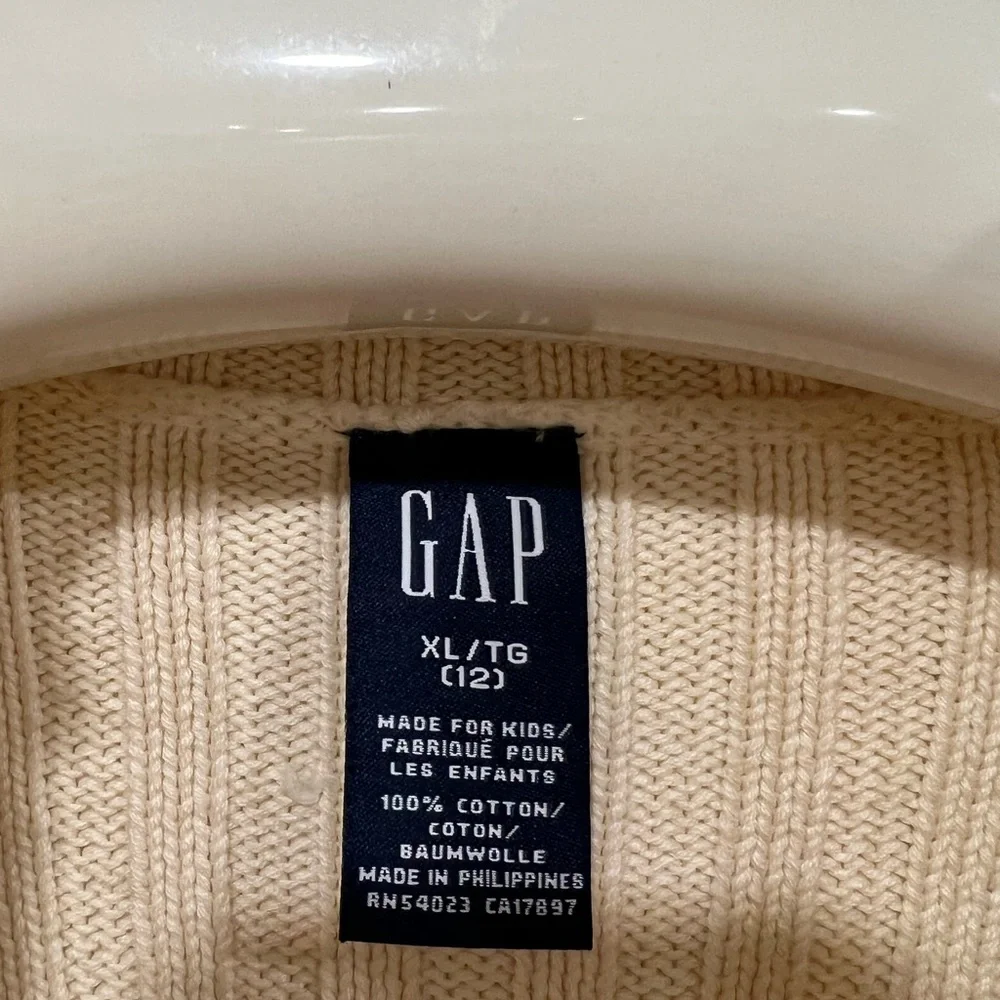 Gap Kids, boy’s half zip sweater - Picture 6 of 7